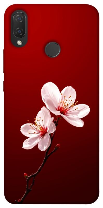 Чехол itsPrint Sakura red для Huawei P Smart+ (nova 3i), цветы, купить оптом с доставкой
