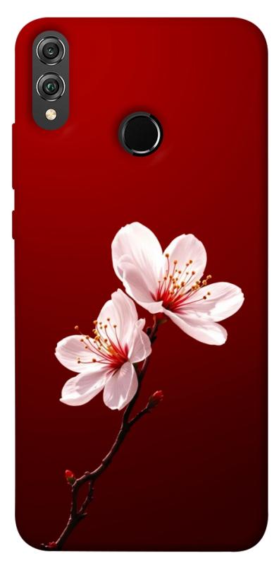 Чехол itsPrint Sakura red для Huawei Honor 8X, цветы, купить оптом с доставкой