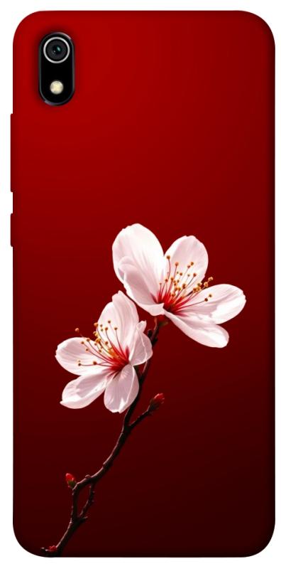 Чехол itsPrint Sakura red для Xiaomi Redmi 7A, цветы, купить оптом с доставкой