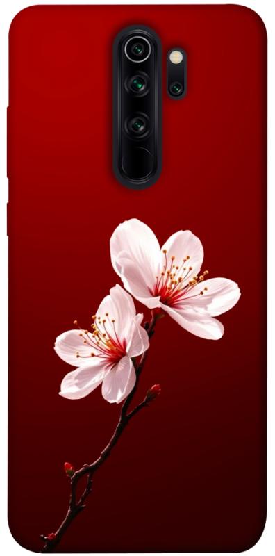 Чохол itsPrint Sakura red для Xiaomi Redmi Note 8 Pro, квіти, купити оптом з доставкою