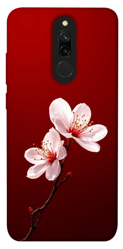 Чехол itsPrint Sakura red для Xiaomi Redmi 8, цветы, купить оптом с доставкой