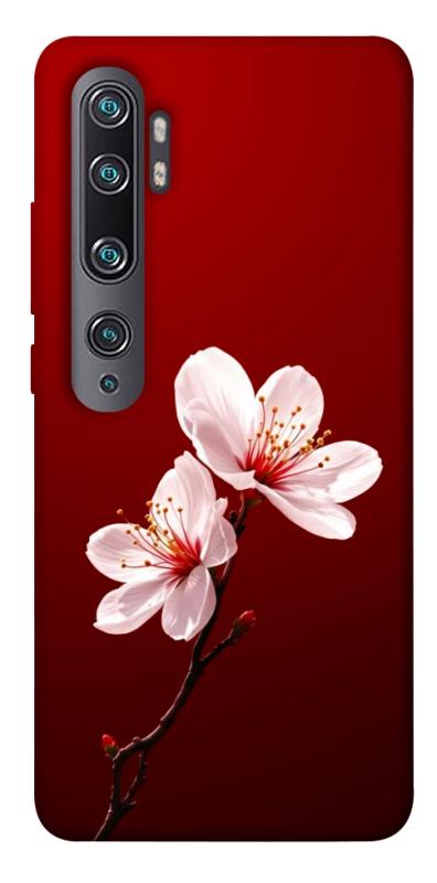 Чехол itsPrint Sakura red для Xiaomi Mi Note 10 / Note 10 Pro / Mi CC9 Pro, цветы, купить оптом с доставкой