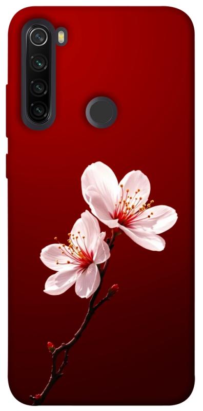 Чехол itsPrint Sakura red для Xiaomi Redmi Note 8T, цветы, купить оптом с доставкой