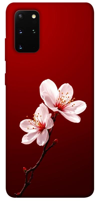 Чехол itsPrint Sakura red для Samsung Galaxy S20+, цветы, купить оптом с доставкой