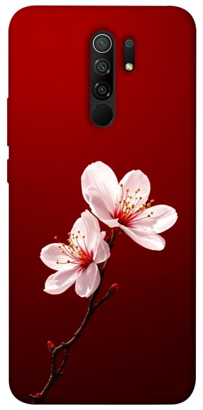 Чехол itsPrint Sakura red для Xiaomi Redmi 9, цветы, купить оптом с доставкой