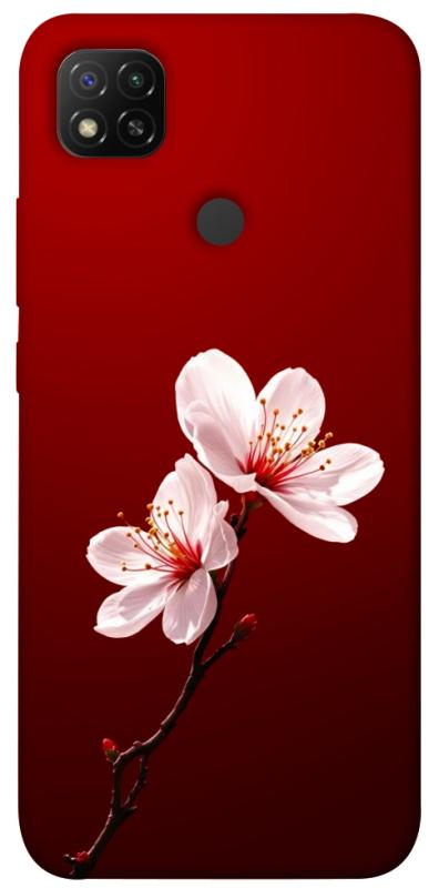 Чехол itsPrint Sakura red для Xiaomi Redmi 9C, цветы, купить оптом с доставкой