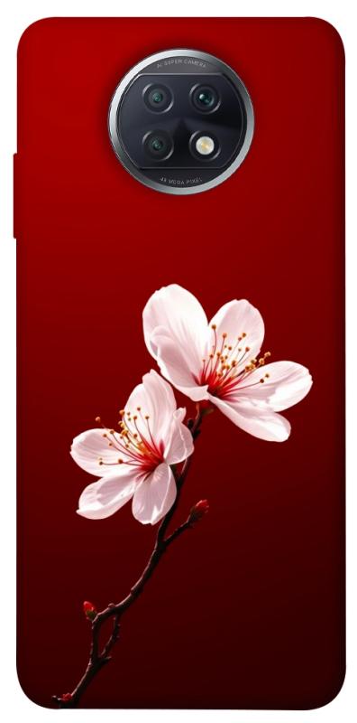 Чехол itsPrint Sakura red для Xiaomi Redmi Note 9 5G / Note 9T, цветы, купить оптом с доставкой