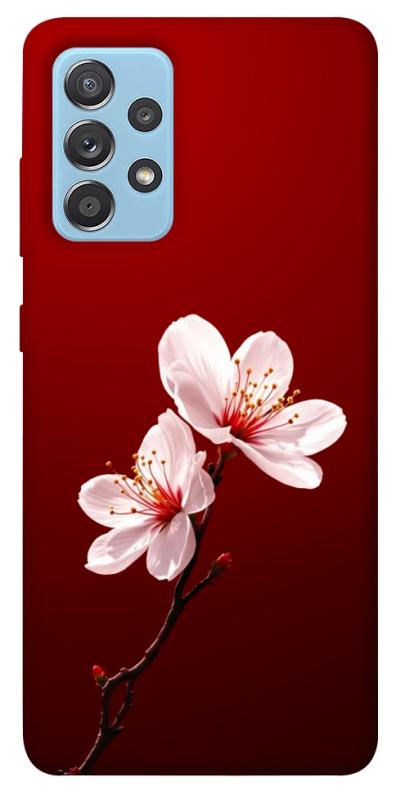 Чехол itsPrint Sakura red для Samsung Galaxy A52 4G / A52 5G, цветы, купить оптом с доставкой