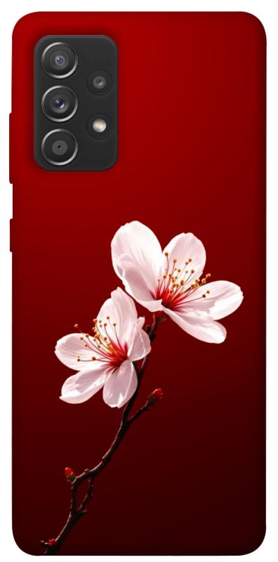 Чехол itsPrint Sakura red для Samsung Galaxy A72 4G / A72 5G, цветы, купить оптом с доставкой
