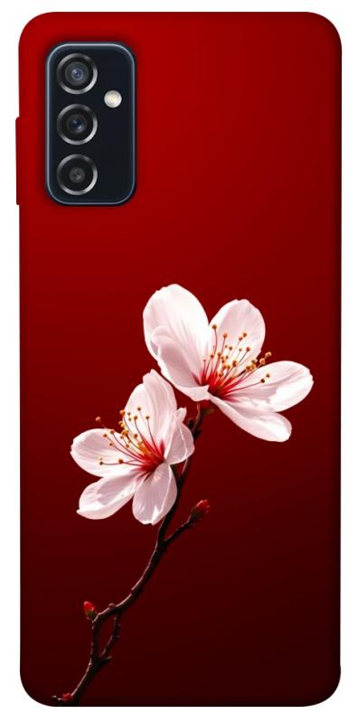 Чохол itsPrint Sakura red для Samsung Galaxy M52, квіти, купити оптом з доставкою