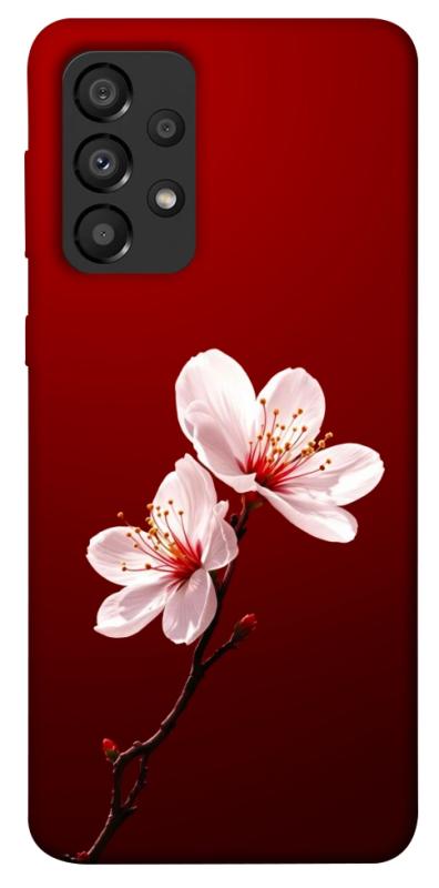 Чехол itsPrint Sakura red для Samsung Galaxy A33 5G, цветы, купить оптом с доставкой