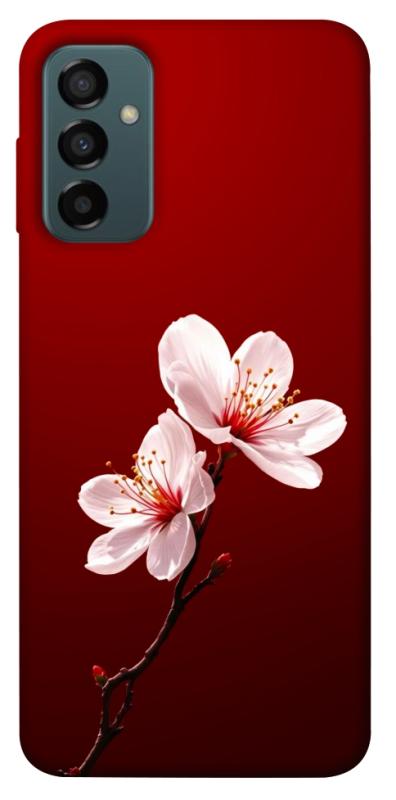 Чехол itsPrint Sakura red для Samsung Galaxy M23 5G, цветы, купить оптом с доставкой