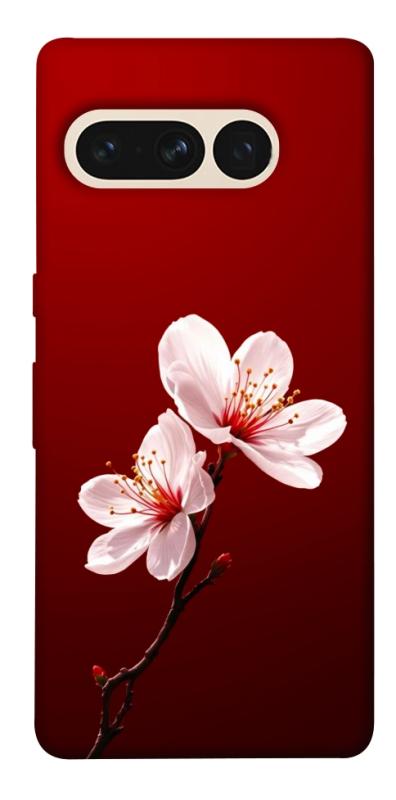 Чехол itsPrint Sakura red для Google Pixel 7 Pro, цветы, купить оптом с доставкой
