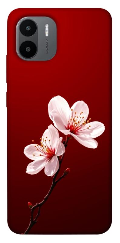 Чехол itsPrint Sakura red для Xiaomi Redmi A1 / A2, цветы, купить оптом с доставкой