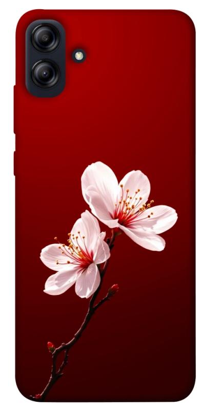 Чехол itsPrint Sakura red для Samsung Galaxy A04e, цветы, купить оптом с доставкой