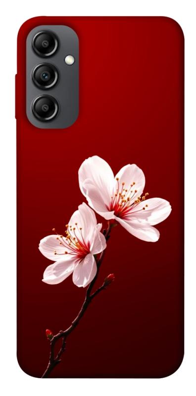Чехол itsPrint Sakura red для Samsung Galaxy A14 4G/5G, цветы, купить оптом с доставкой