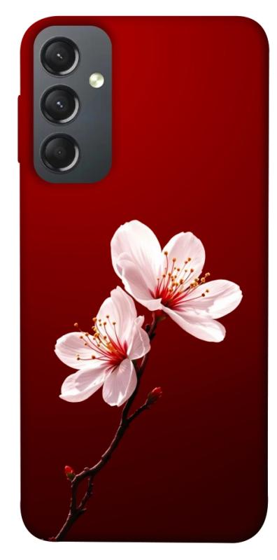 Чохол itsPrint Sakura red для Samsung Galaxy A24 4G, квіти, купити оптом з доставкою