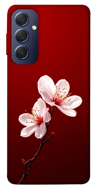 Чехол itsPrint Sakura red для Samsung Galaxy M54 5G, цветы, купить оптом с доставкой