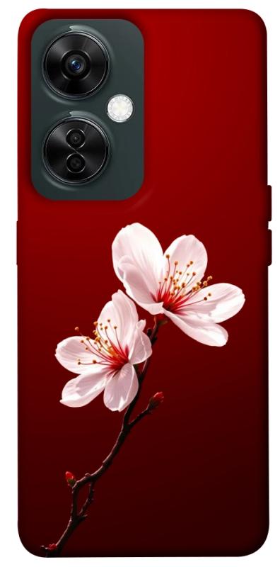 Чехол itsPrint Sakura red для OnePlus Nord CE 3 Lite, цветы, купить оптом с доставкой