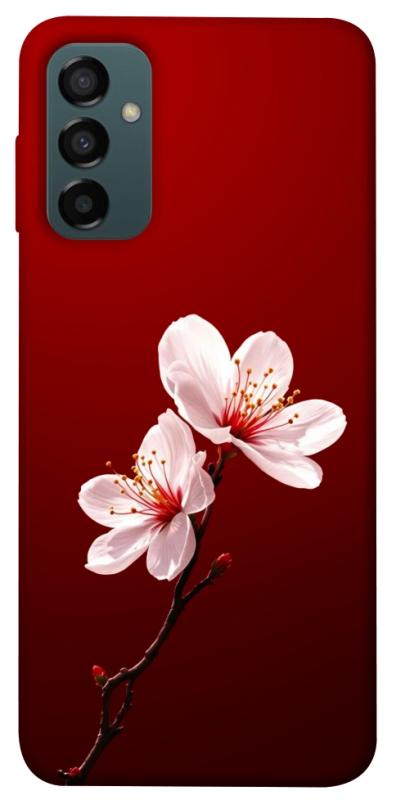 Чехол itsPrint Sakura red для Samsung Galaxy M34 5G, цветы, купить оптом с доставкой