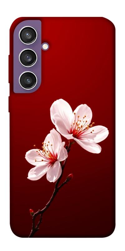 Чохол itsPrint Sakura red для Samsung Galaxy S23 FE, квіти, купити оптом з доставкою