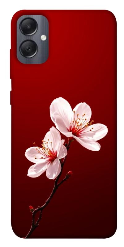 Чехол itsPrint Sakura red для Samsung Galaxy A05, цветы, купить оптом с доставкой