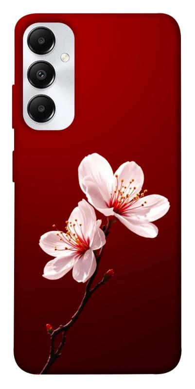 Чехол itsPrint Sakura red для Samsung Galaxy A05s, цветы, купить оптом с доставкой