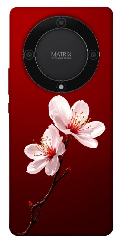 Чохол itsPrint Sakura red для Huawei Magic5 Lite, квіти, купити оптом з доставкою