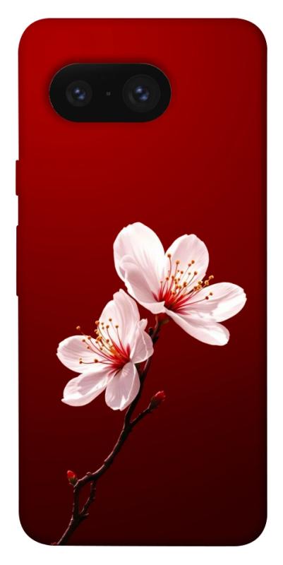 Чохол itsPrint Sakura red для Google Pixel 8, квіти, купити оптом з доставкою