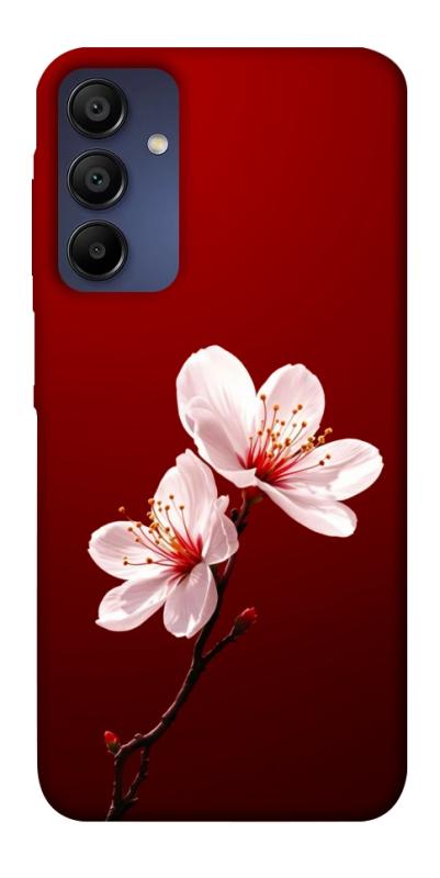 Чохол itsPrint Sakura red для Samsung Galaxy A15 4G/5G, квіти, купити оптом з доставкою