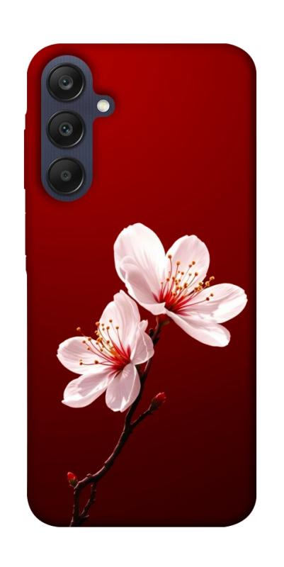 Чехол itsPrint Sakura red для Samsung Galaxy A25 5G, цветы, купить оптом с доставкой