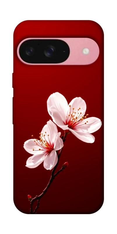 Чехол itsPrint Sakura red для Google Pixel 9, цветы, купить оптом с доставкой