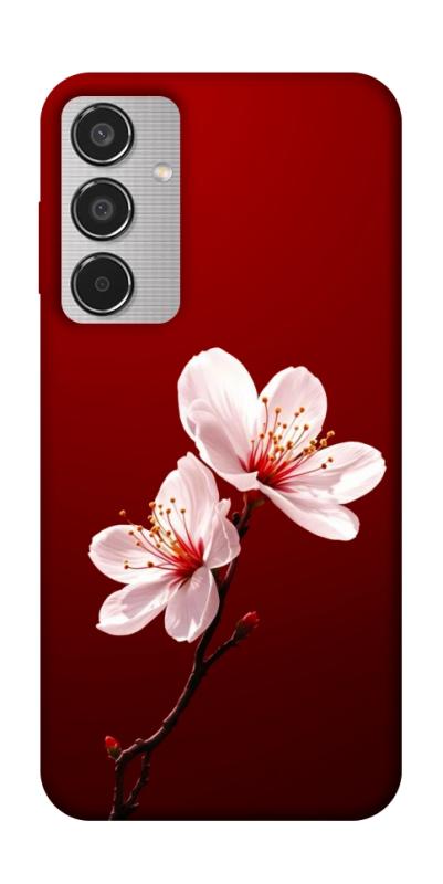 Чехол itsPrint Sakura red для Samsung Galaxy M35 5G, цветы, купить оптом с доставкой