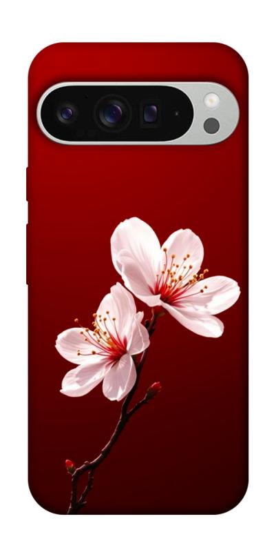 Чехол itsPrint Sakura red для Google Pixel 9 Pro XL, цветы, купить оптом с доставкой