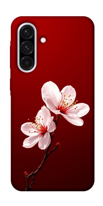 Чехол itsPrint Sakura red для Samsung Galaxy A36 5G, цветы, купить оптом с доставкой