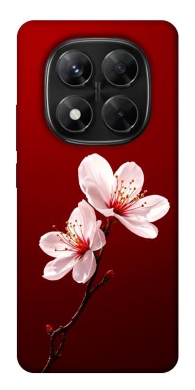 Чехол itsPrint Sakura red для Xiaomi Redmi Note 14 Pro 5G, цветы, купить оптом с доставкой