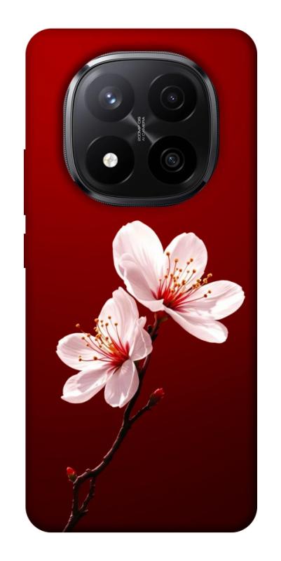 Чехол itsPrint Sakura red для Xiaomi Redmi Note 14 Pro+ 5G, цветы, купить оптом с доставкой