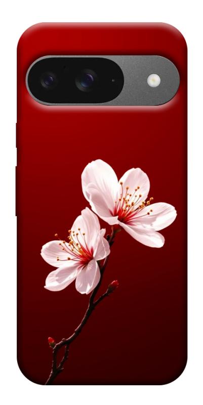 Чехол itsPrint Sakura red для Google Pixel 10, цветы, купить оптом с доставкой