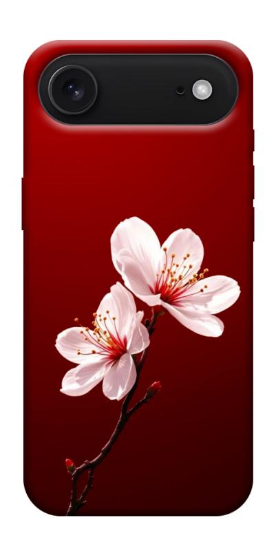 Чехол itsPrint Sakura red для Apple iPhone 17 Air (6.5"), цветы, купить оптом с доставкой