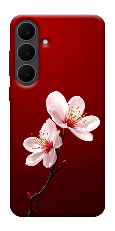 Чехол itsPrint Sakura red для Samsung Galaxy S25 FE, цветы, купить оптом с доставкой