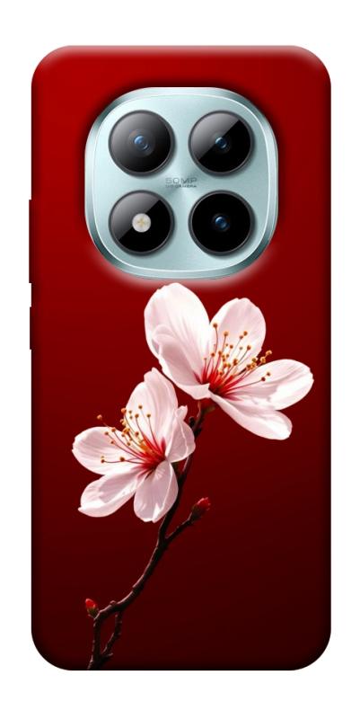 Чехол itsPrint Sakura red для Xiaomi Redmi Note 15 Pro+ 5G, цветы, купить оптом с доставкой