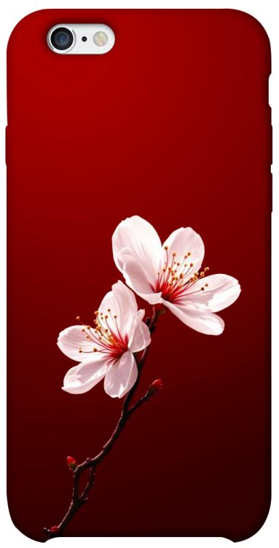 Чохол itsPrint Sakura red для Apple iPhone 6/6s (4.7"), квіти, купити оптом з доставкою