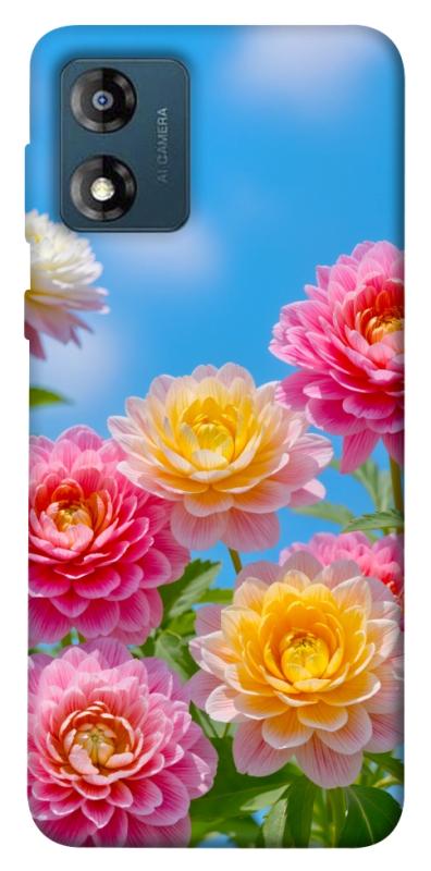 Чехол itsPrint Summer day для Motorola Moto E13, цветы, купить оптом с доставкой