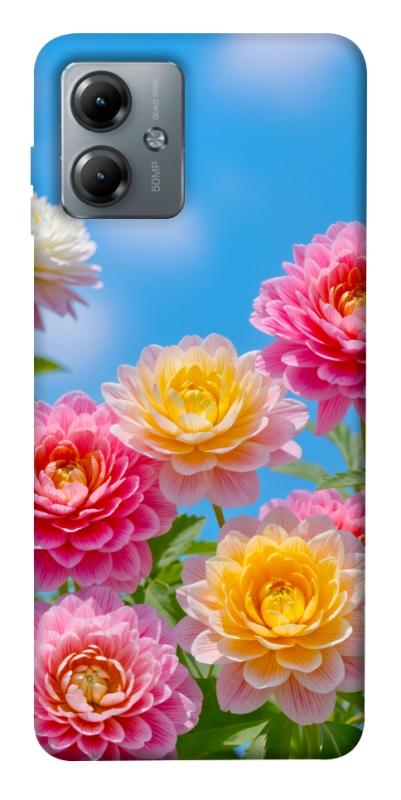 Чехол itsPrint Summer day для Motorola Moto G14, цветы, купить оптом с доставкой
