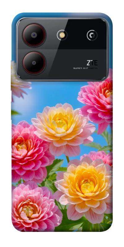 Чехол itsPrint Summer day для ZTE Blade A54 4G, цветы, купить оптом с доставкой