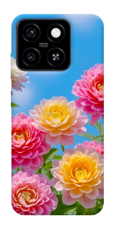 Чехол itsPrint Summer day для ZTE Blade A55 4G, цветы, купить оптом с доставкой