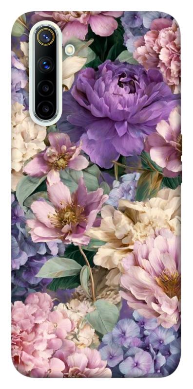 Чехол itsPrint Tenderness для Realme 6, цветы, купить оптом с доставкой