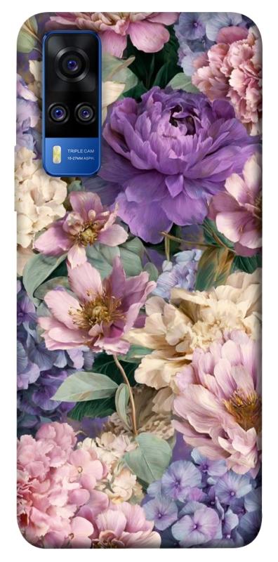 Чехол itsPrint Tenderness для Vivo Y51a, цветы, купить оптом с доставкой