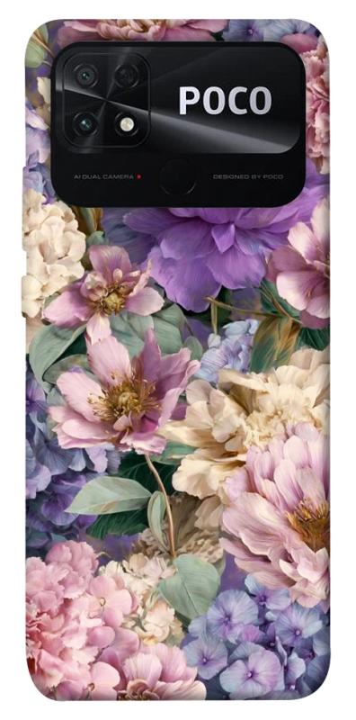 Чехол itsPrint Tenderness для Xiaomi Poco C40, цветы, купить оптом с доставкой