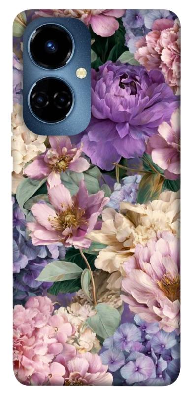 Чехол itsPrint Tenderness для TECNO Camon 19 (CI6n) / 19 Pro (CI8n), цветы, купить оптом с доставкой